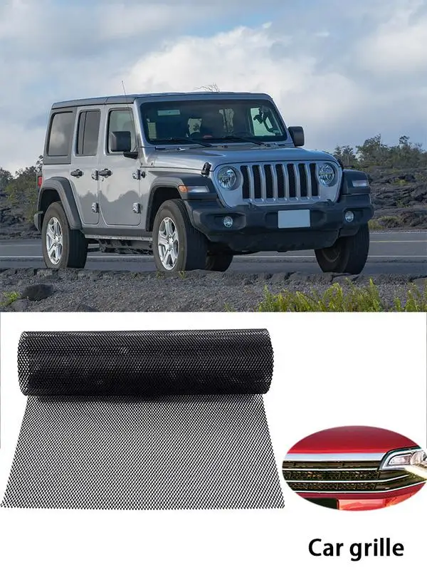 Universal Car Grill Mesh Aluminum Alloy Auto Grille Insert Bumper Rhombic Hole 3x6mm 4x8mm 6x12mm 8x16mm 10x20mm car tools car grill mesh