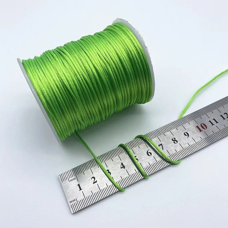 Elegant Nylon String Tassel Satin Rope