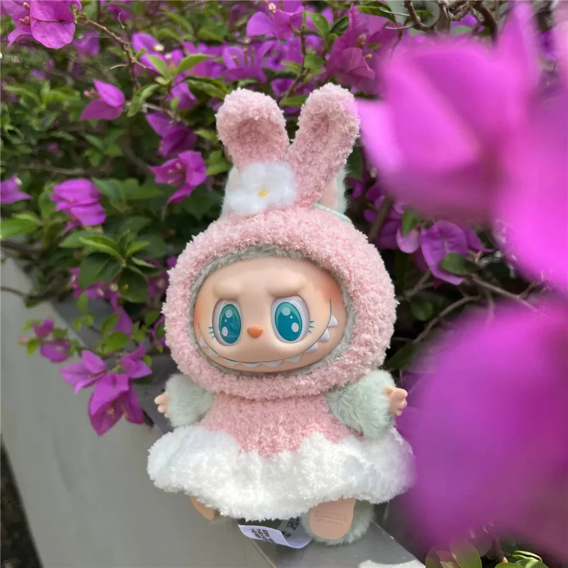 Hot Original Labubu Monster Have A Seat Series Cute Rabbit Spirit Doll Toy Ornaments Only Clothes Cute Doll Toy Birthday Gift