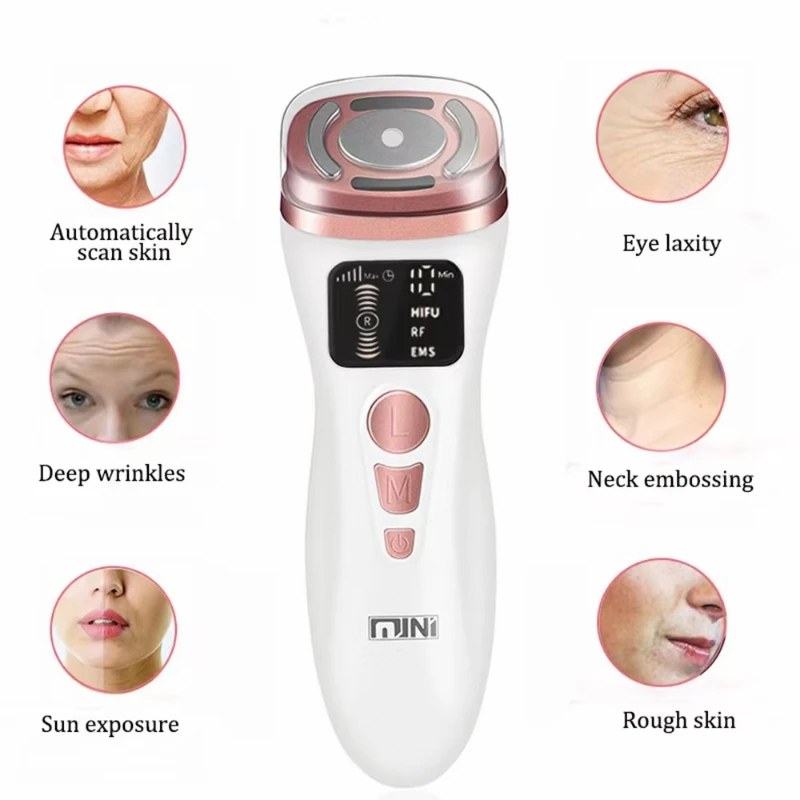 RF radio frequency instrument mini second generation ultrasonic knife EMS lifting firming rejuvenation home beauty instrument