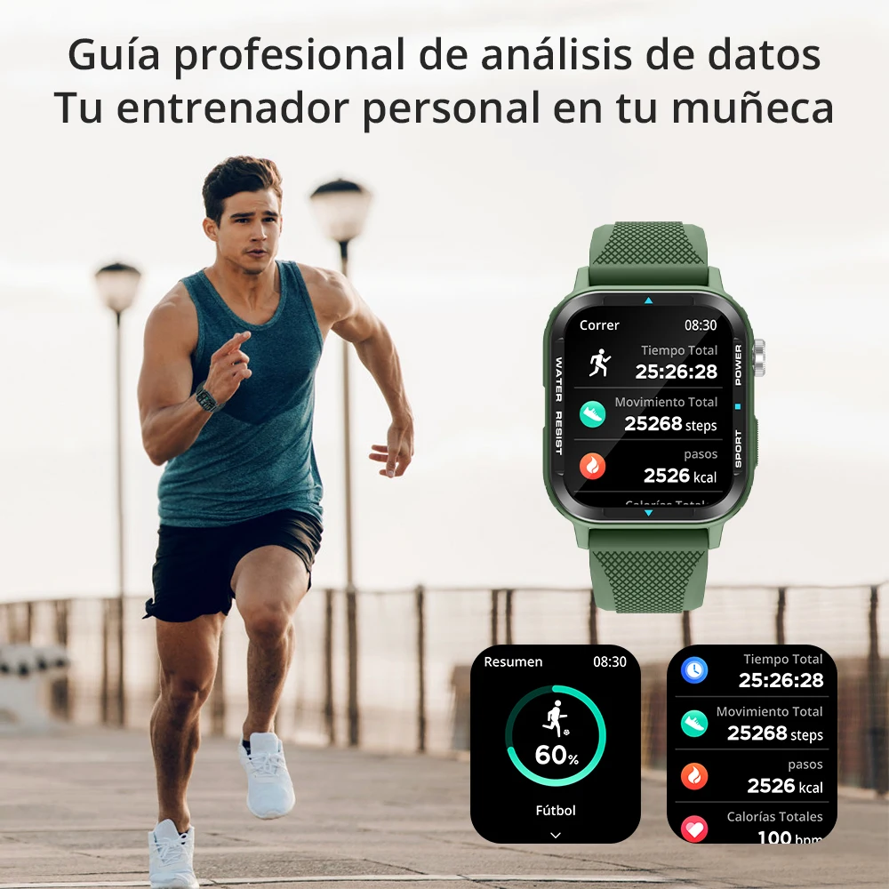 COLMI-reloj inteligente M41 para hombre y mujer, accesorio de pulsera  deportivo resistente al agua IP67 con control del ritmo cardíaco,  compatible con modelos deportivos 107