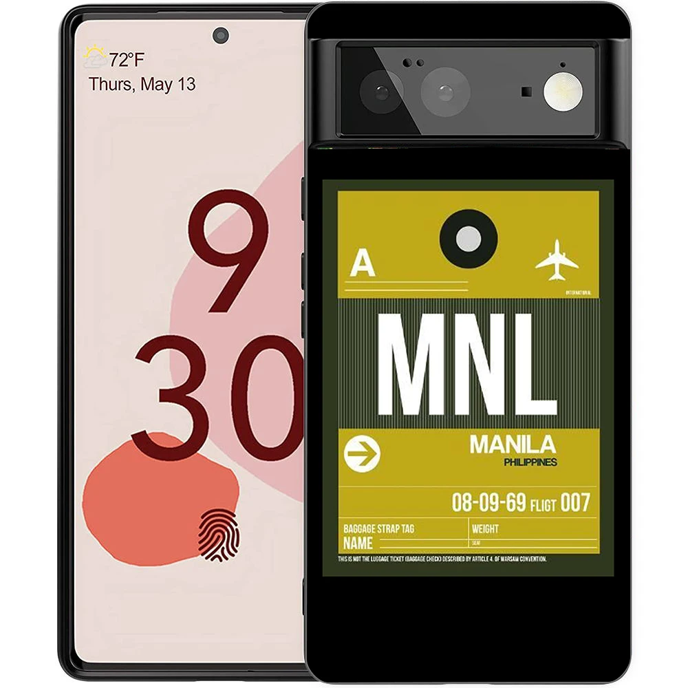 World Country Label Flugtickets Handy hülle für Google Pixel 8 7 6 7a 6a Pro 5g stoß festes Silikon 9 pro xl 8 pro 5g Shell – Detail 4