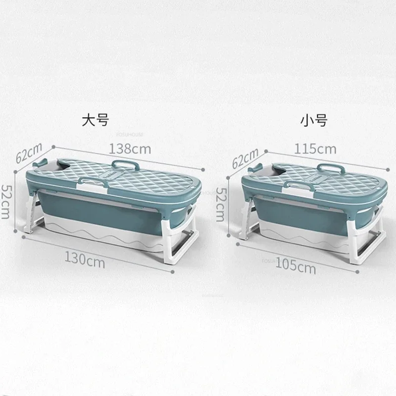 Folding Portable Bathtubs for Adults Family Home Heating Bath Barrel Thickened Whole Body Bathtub Bathroom Plastic Bath Tub XX