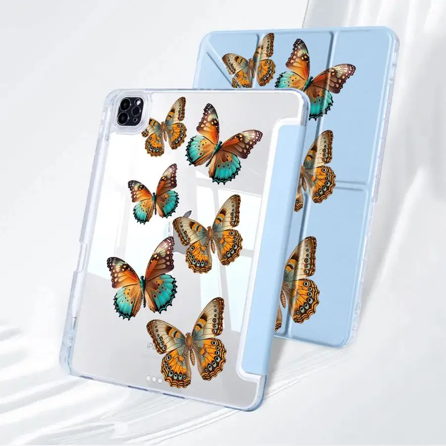 Vibrant Butterflies Y-Fold Tablet Case with Stand Feature