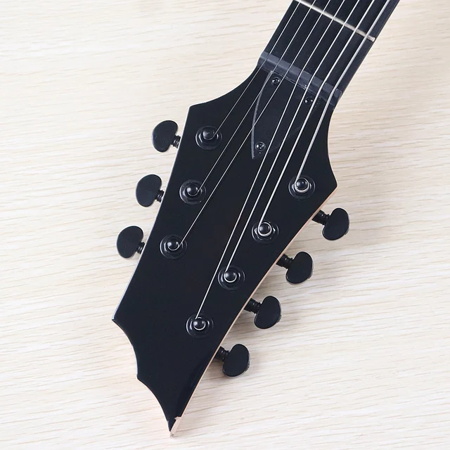 ヘッドレスギター 24フレット Biking-ヘッドレス電気トラベルギター,8弦,リングリス,マルチ