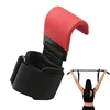 1 Pair of Heavy Duty Weightlifting Hooks with Padded Handles - Perfect for lifting weights and pull-ups! 2