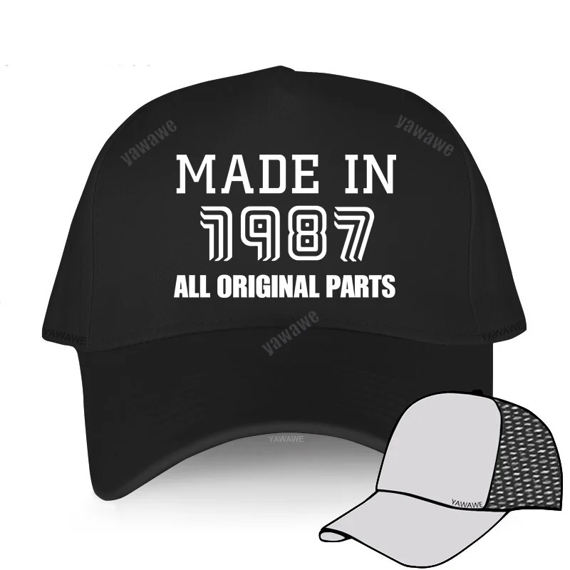 Made In 1987 Baseball Caps Adjustable Unisex Cool Birthday Gift Hats Outdoor Cap designer baseball caps Baseball Caps