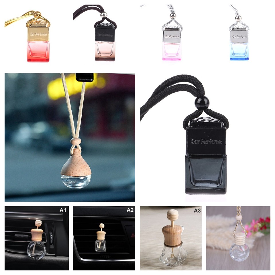 Hot Air Freshener Auto Pendant Ornament Car Perfume Bottle for Essential Oils Car-styling Perfume Fragrance Accessories