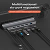 Blueendless USB C Docking Station for Steam Deck & ROG Game Docking 4K@60Hz DP HDMI-compatible Gigabit Ethernet Type C Hub 6