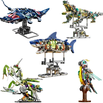 Mechanical Shark & Sea Life Building Set 1