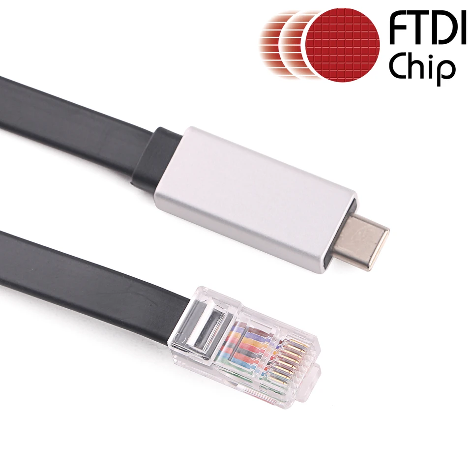 Cavo Console USB-C A RJ45 Con Chip FTDI - Per Cisco Router, Switch