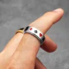 Lucky Poker Fidget Spinner Men Rings Stainless Steel Punk Luxury New In Women Jewelry Fashion Accessories Gift Wholesale 3