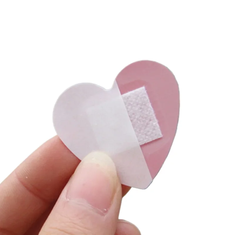 20pcs/set Heart Band Aid Patch Concert Fans Face Stickers Wound Dressing Plaster First Aid Strips Adhesive Bandages Woundplast 5