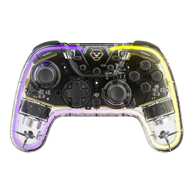 For Switch Pro OLED Controller for Zelda Transparent gamepad Controller Black Myth Bluetooth PC Steam Game Controller