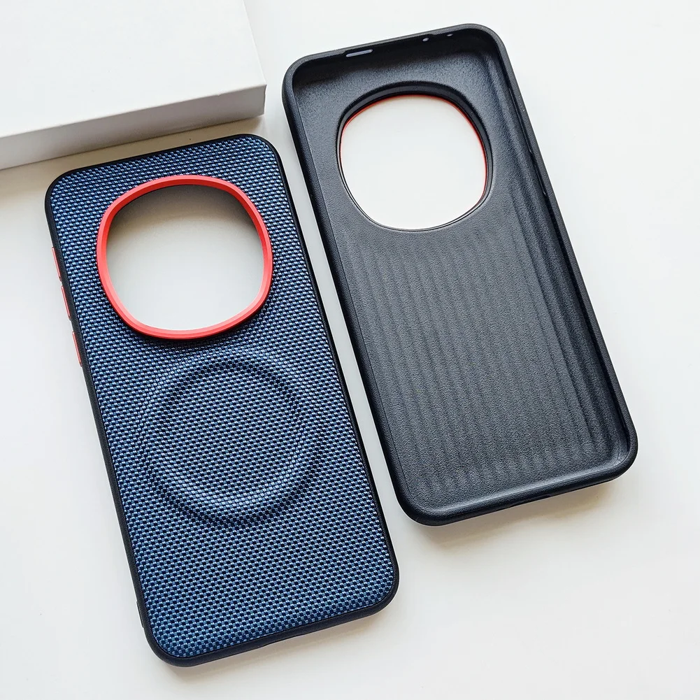 Enhanced Protective Magnetic Ring with Red Circle Lens для Honor Magic Series