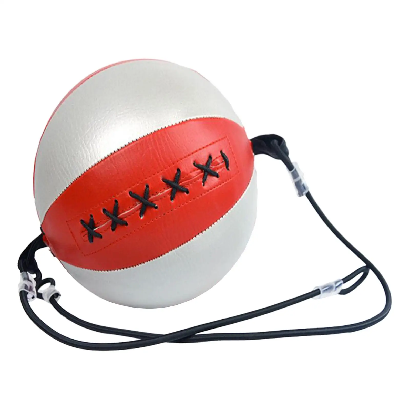 Boxing Speed Ball Reaction Target, PU Leather Punching Ball Fitness Equipment, Double End Bag for Martial Arts Sparring