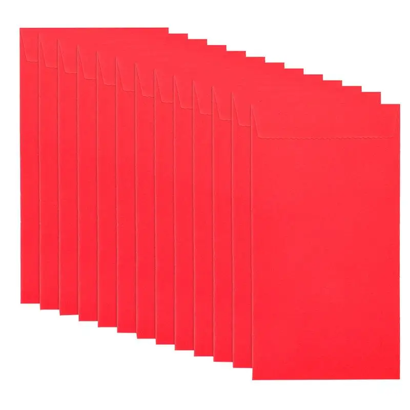 50pcs Traditional Chinese Red Envelopes Vintage Design Money EnvelopesFor Cash For Weddings Festivals Business And More