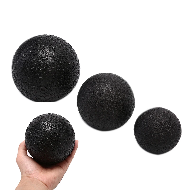 1PC Fitness Round EPP Hand Massage the Ball Portable Physiotherapy Ball Gym Sport Massager Roller Black Training Grip