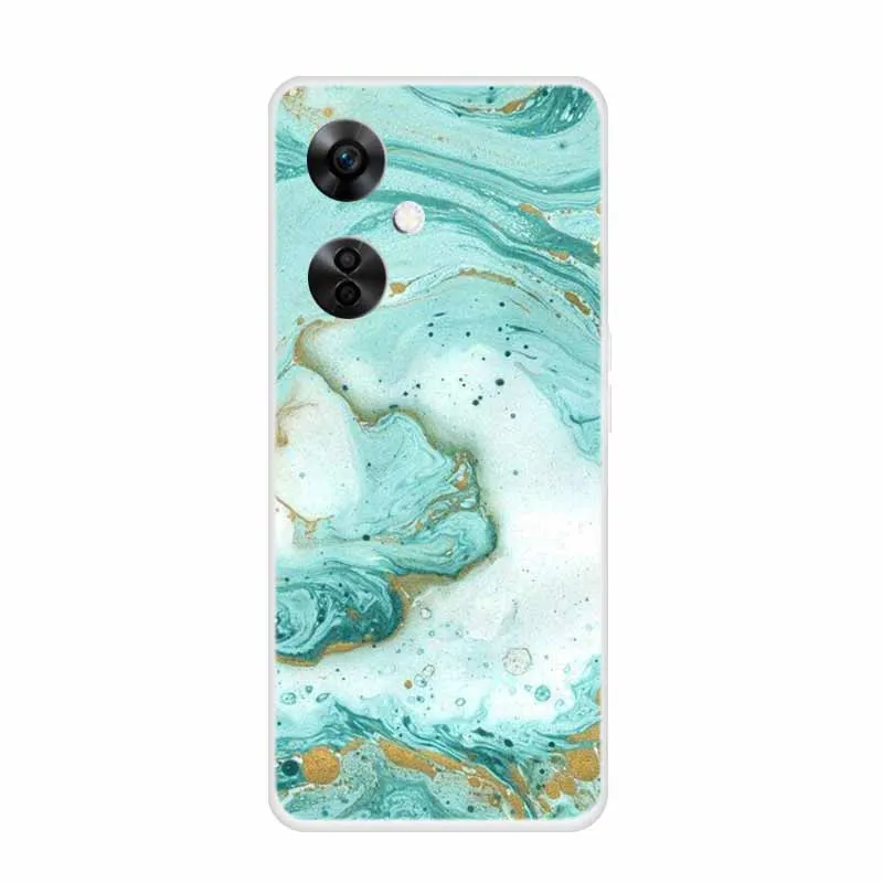 Marble Clear Soft TPU Silicone Phone Cover, Transparent