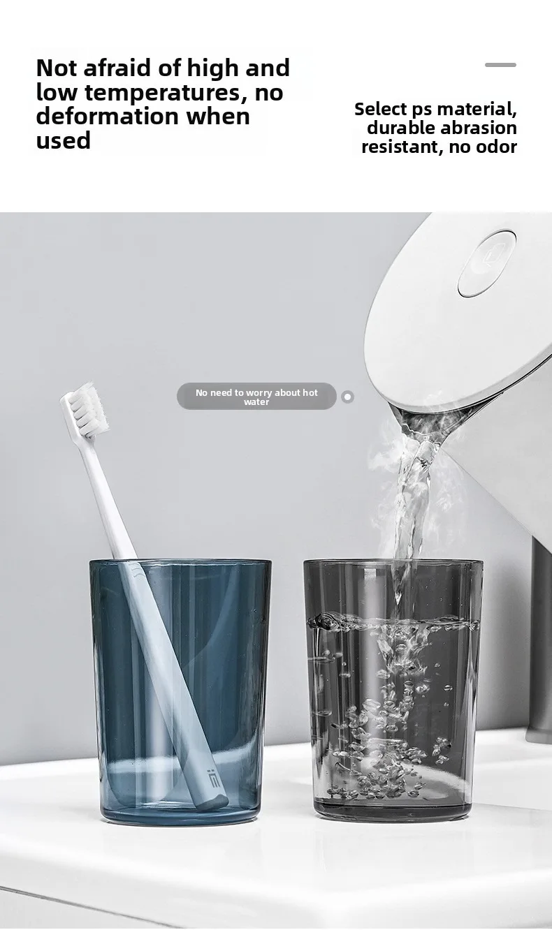 Bicchiere da bagno magnetico rovesciato con porta spazzolini_voghion.com