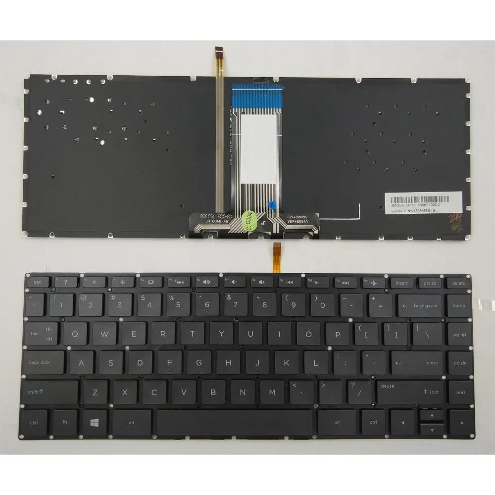 

Новая клавиатура для ноутбука HP Pavilion 14-AB000 14-AB 14-AB057CA 14-AB100 14-AB154CA 14-AB166US с подсветкой Черная США без рамки