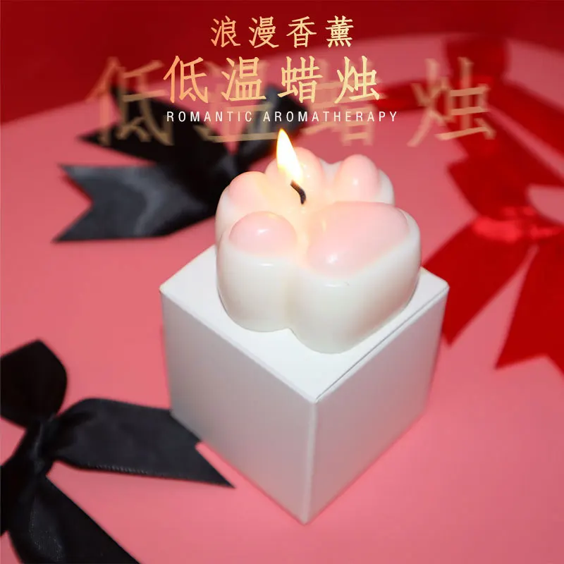's Paw Low Temperature CandlessmSoy Wax Drip Couple Foreplay Flirting Props Adult Punishment Supplies