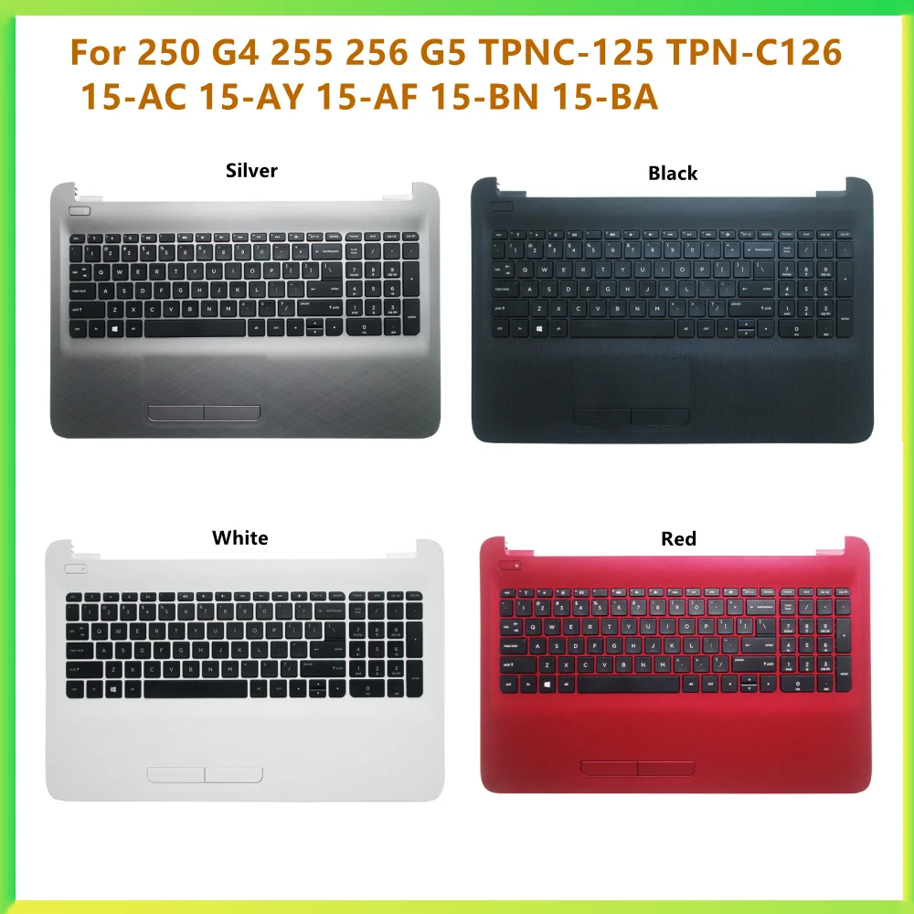 Teclado Superior da Caixa da Tampa do Alojamento Novo Palmrest para hp 250 g4 255 256 g4 Tpnc125 Tpn-c126 15-ac 15-ay 15-af 15-bn 15-ba