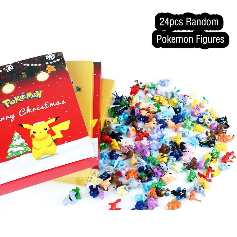 24pcs/set Pokemon Christmas 2023 Advent Calendar Blind Box Figure Toys  Kawaii Pikachu Anime Figuras Children Toys Pokemon Gift - Blind Box -  AliExpress