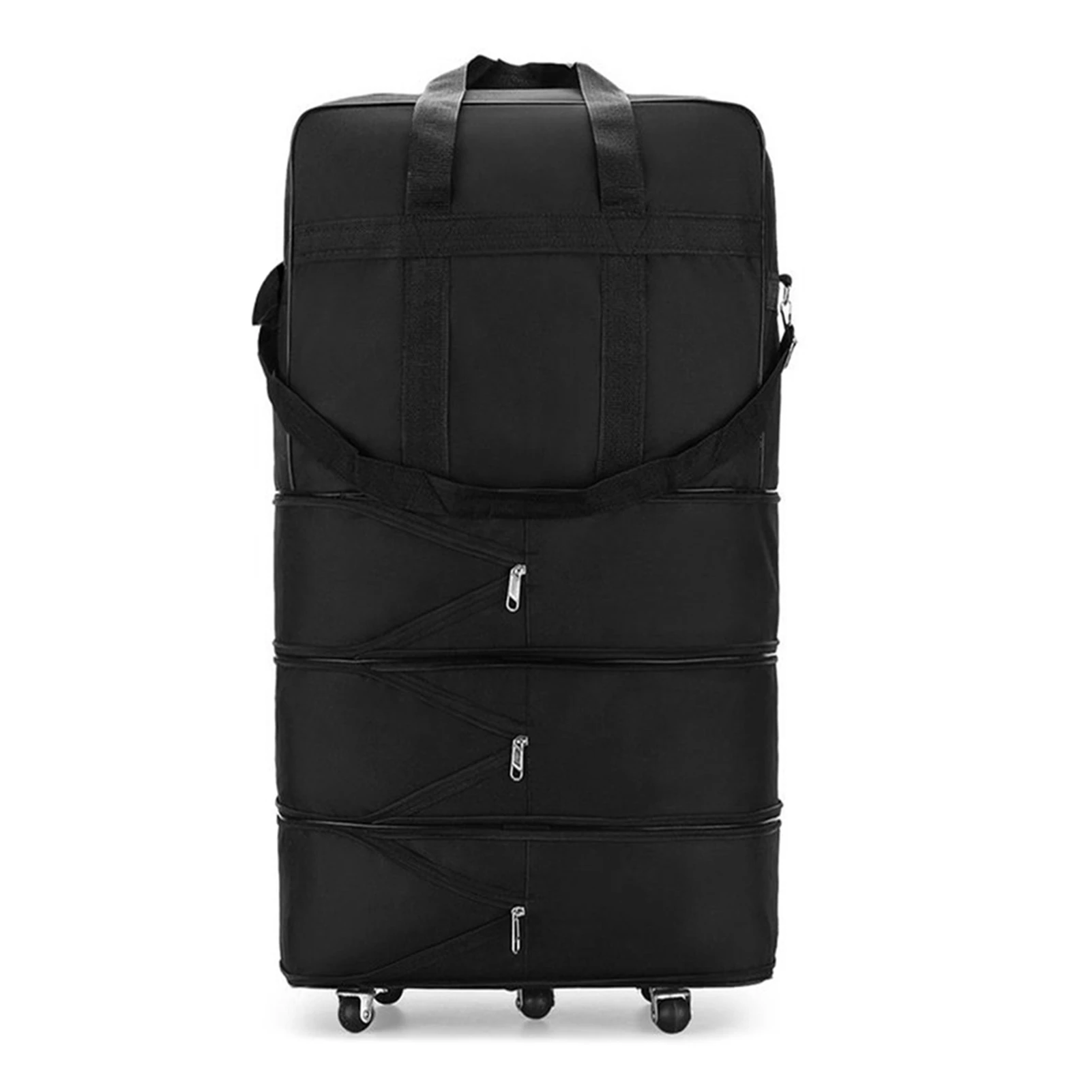 Expandable Foldable Suitcase Collapsible Rolling Travel Luggage Bag for Men Women collapsible suitcase
