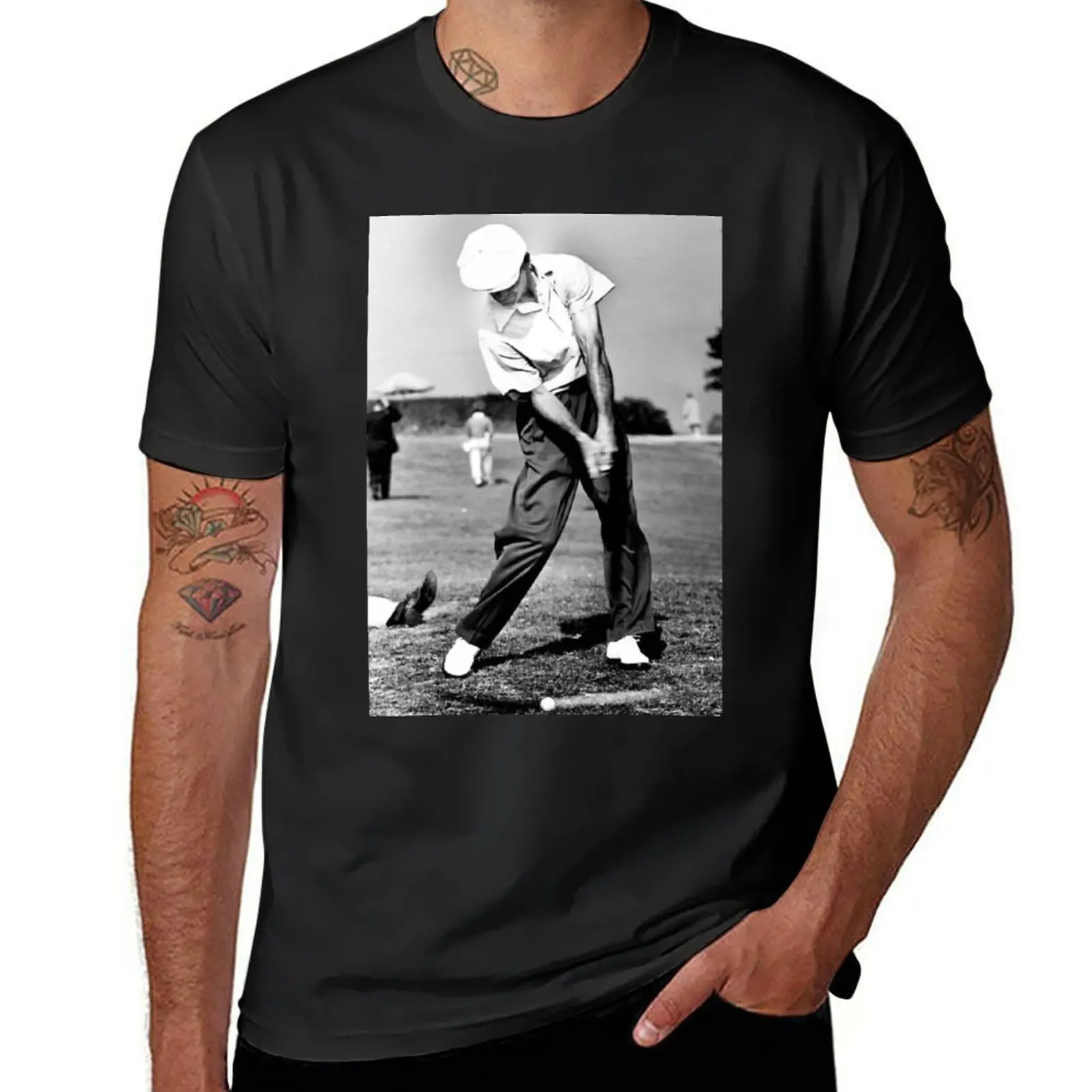 New Ben Hogan Point Of Impact Golf Shot T-Shirt Top T-Shirt Uomo T-Shirt Da Uomo