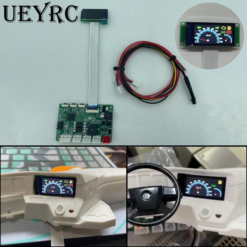 LED Linkage Color Display Simulation LCD for 1/8 1/10 RC Crawler Car ...