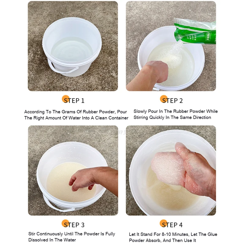 Wallpaper Glue Solid Glutinous Rice Glue Powder Suitable For Wallpaper Wall Sticker Wall Covering Murals Vegetable Starch Gum Repair Glue
