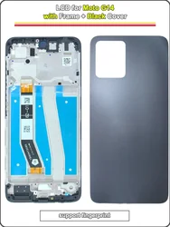Enhanced LCD Display Touch Screen Digitizer Assembly with Frame (G14 black cover)