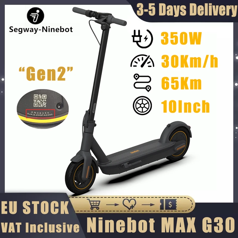 L'UE D'origine Ninebot Segway MAX G30 G30P Smart Scooter Électrique ...