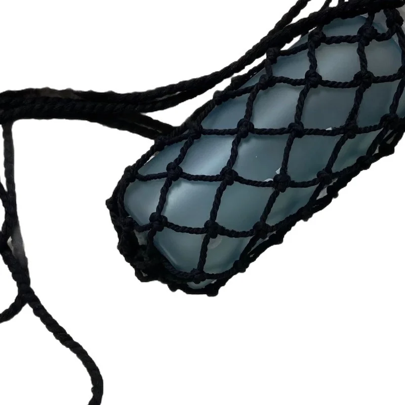 Hanrted Crossbody Milk Tea Cup Holder Pure Wool Water Bottle Cover Universal for Men And Women Net ket Cup Sve