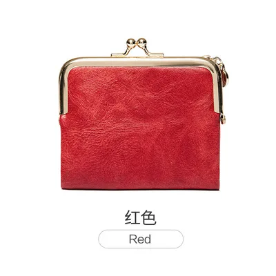 Small Credit Card Bag For Women, Multi Functional Kiss Lock Wallet, Fashion  Zipper Coin Purse - Temu