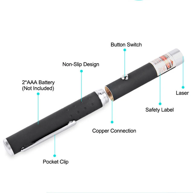 Laser Pointer Green Light Single-Point Pointer Pen Flashlight