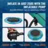 VEVOR 12 ft Inflatable Water Bouncer Portable Bounce Swim Platform Kids Adults Floating Rebounder for Pool Lake Water Sports 4