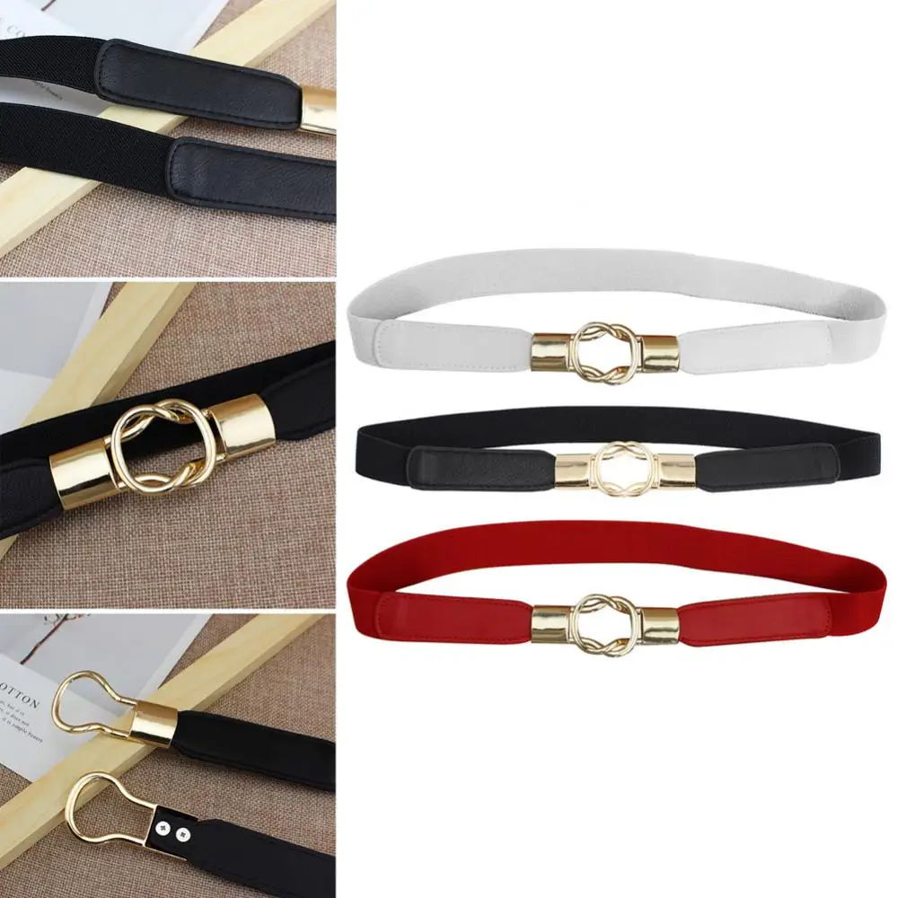 Accessories, Black Stretch Belt Decorative