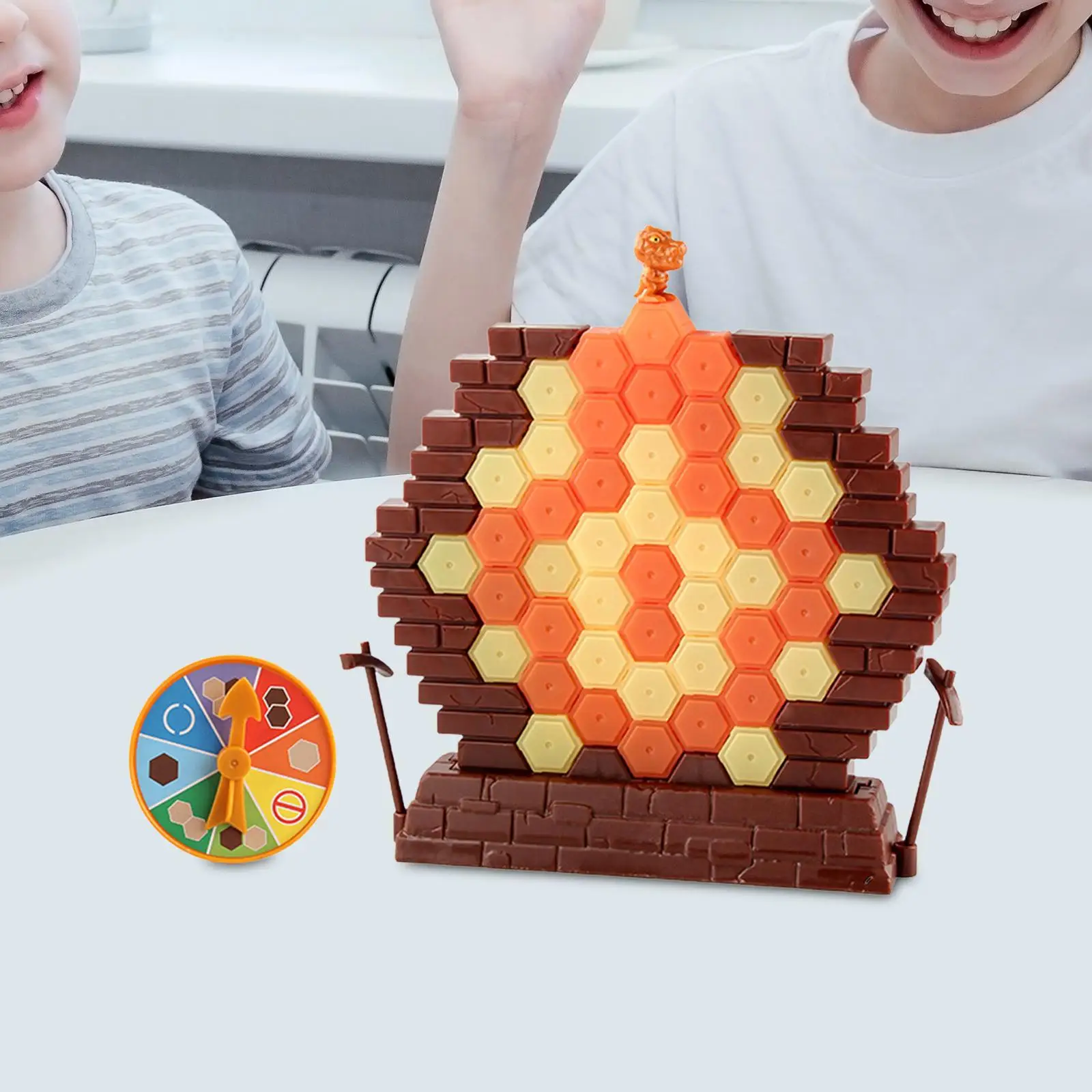 

Dinosaur Drop Challenge 2-4 Player Childrens Family Fun Game Save Dinosaur on Ice Game for Kids Adults Ages 4-8 Childrens Family