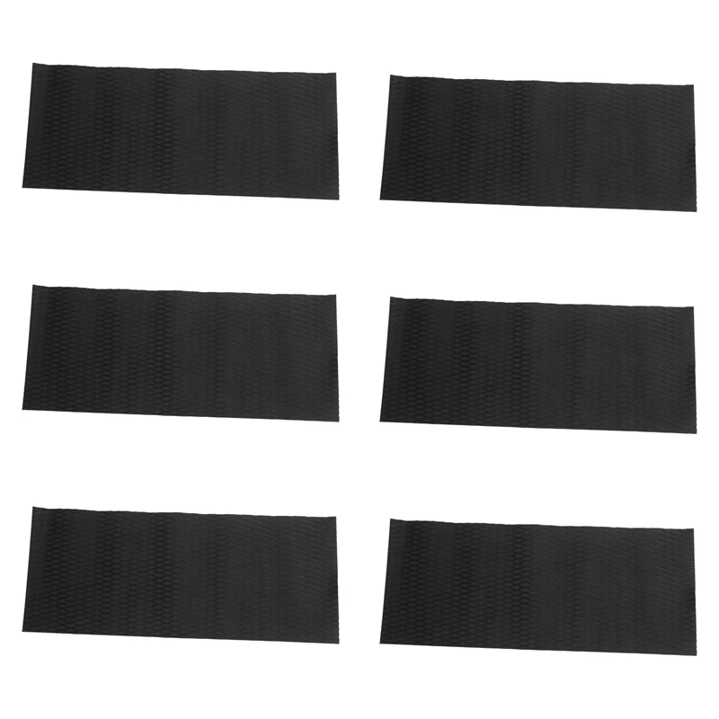 

6X Water Scooter Non-Skid Marine Flooring Synthetic Eva Foam Sheet 37X92cm Jet-Ski Black Surfboard Mat Skis Slip