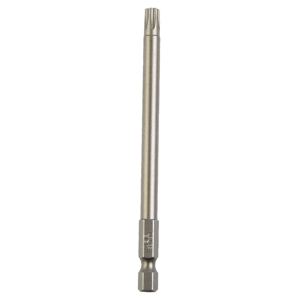 Sechskantschaft, Magnetkopf-Torx-Schraubendreher, Bit aus legiertem Stahl, 100 mm, T7/8/9/10/15/20/25/27/30/40, manipulationssicherer Stern für Sicherheit – Detail 25