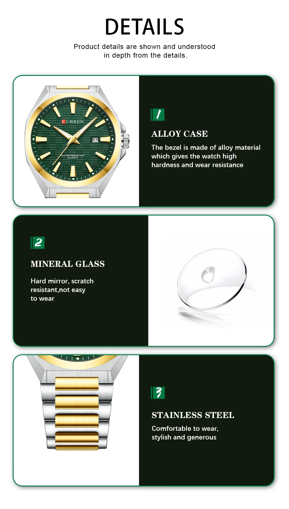 Curren 8494 Men's Quartz Watch