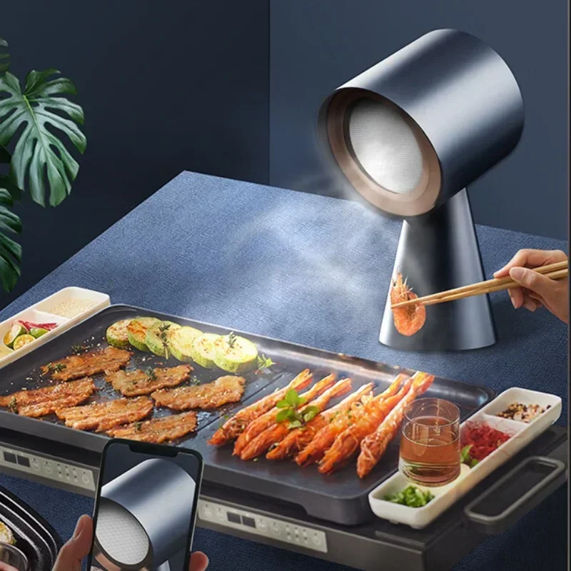 220V Haotaitai Portable Mini Desktop Range Hood Perfect for Hot Pot and BBQ with Low Noise extractores de cocina вытяжка