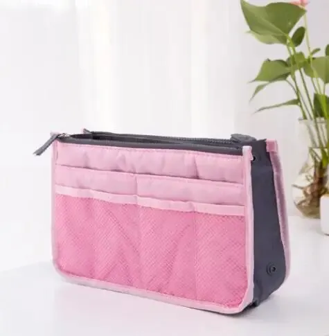 Multi Functional Large Capacity Makeup Bag Portable Double Zipper Toiletries Travel Storage Bag Mommy Bag Multi Pocket Cosmetic