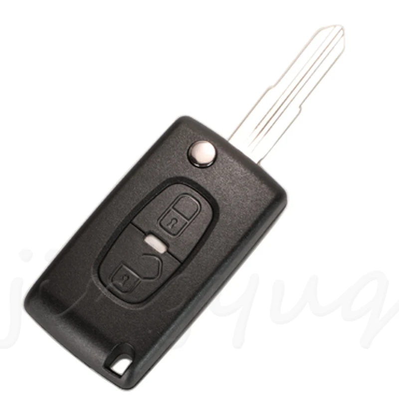 For Peugeot 4007 ET 4008 Citroen C-Crosser C4 Aircross 2 Button Flip Remote Key Case key case key case cover car key shell remote control case cover flip key fob shell Shell Fob MIT-11R Blade CE1731 jingyuqin