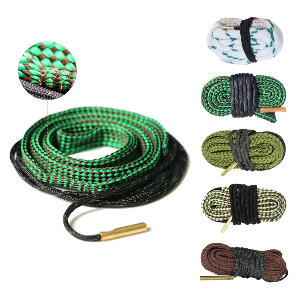 

GUGULUZA Hunting Gun Bore Cleaning Rope Rifle Barrel Cleaner Calibre .22 Cal.38 Cal& 5.56mm 7.62mm for Airsoft Pistol Shotgun
