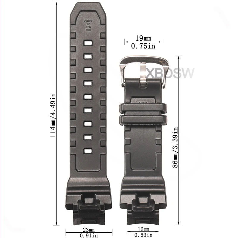 Resin Watch Band Suitable for Casio Baby-g BGA-230 BGA-2300 Men's