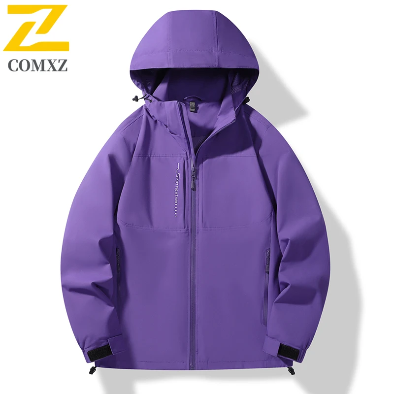 EIAO Unisex School Windbreaker  Spring Autumn Waterproof Windproof Group Uniform Outdoor Jacket Hiking Camping Lightweight Coat