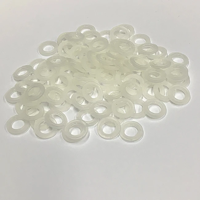 20pcs Fuel Injector Plastic Spacer for Toyota Xiali Geely VW Audi Fuel Injector 2320902060/0280155870 13*7.8*2mm VD-PS-31015